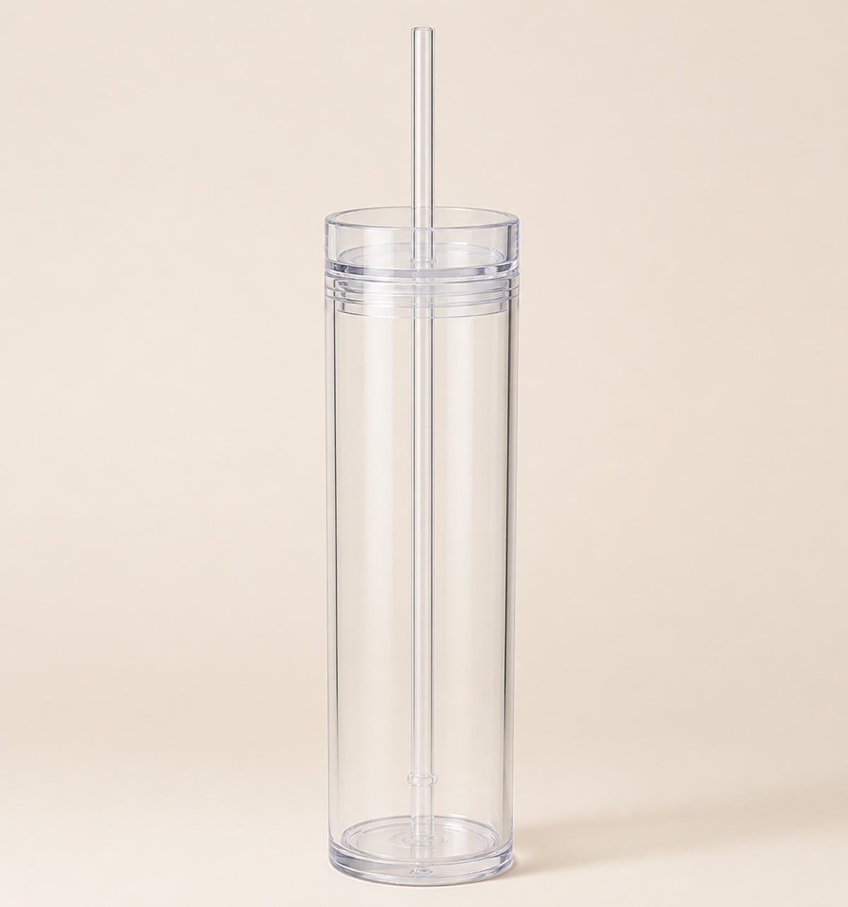 BÉQ Personalized Clear Tumbler with Straw