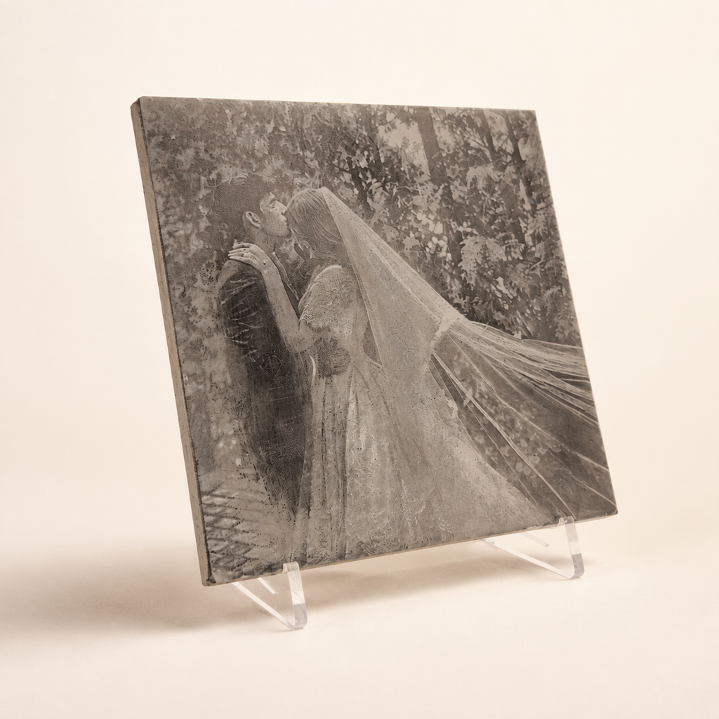 BÉQ Custom Engraved Photo Tile