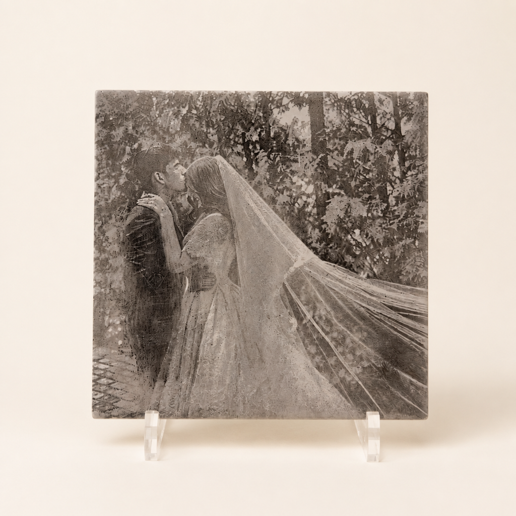 BÉQ Custom Engraved Photo Tile